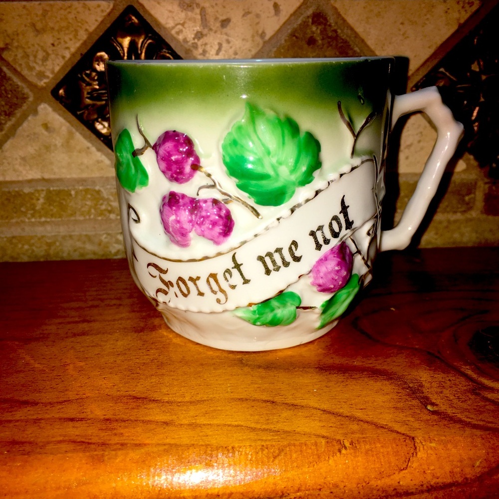 Antique Ladies Victorian porcelain Shaving Mug